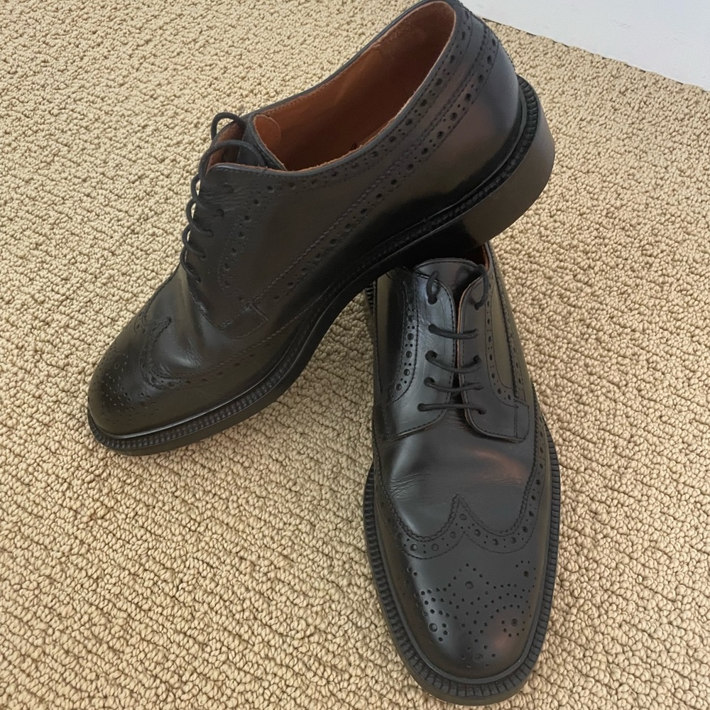 JCrew Men’s Leather Dress Shoes Black Size 9.5